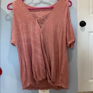 Cold shoulder blouse